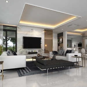 Living Room interior design in bd