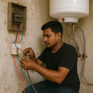 geyser electrical connection service