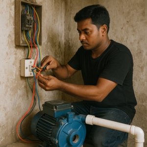 water pump electrical service